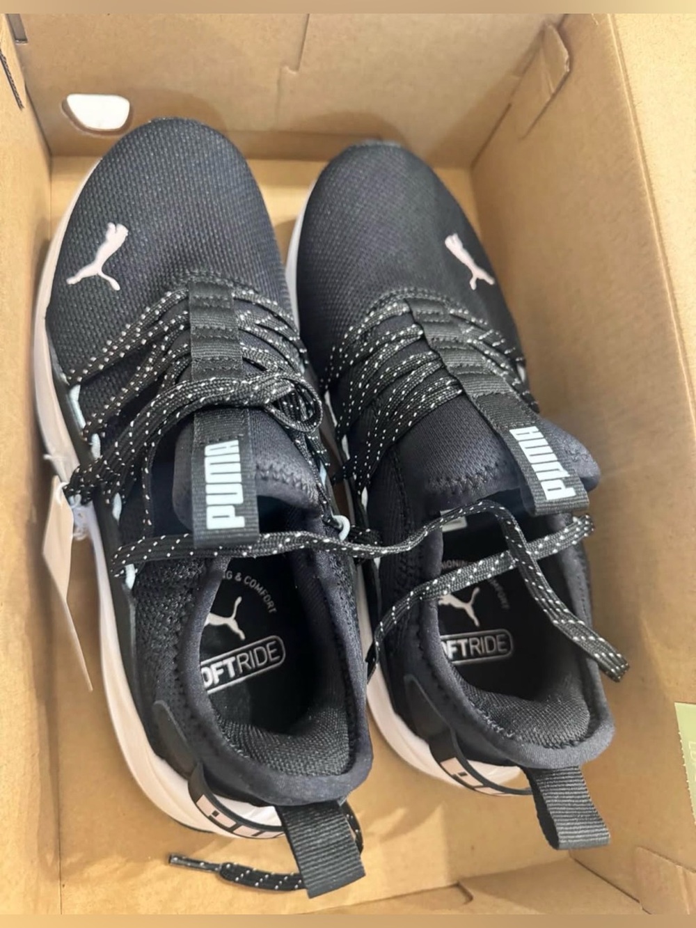 Puma - Women's Running Shoes color Black with pink